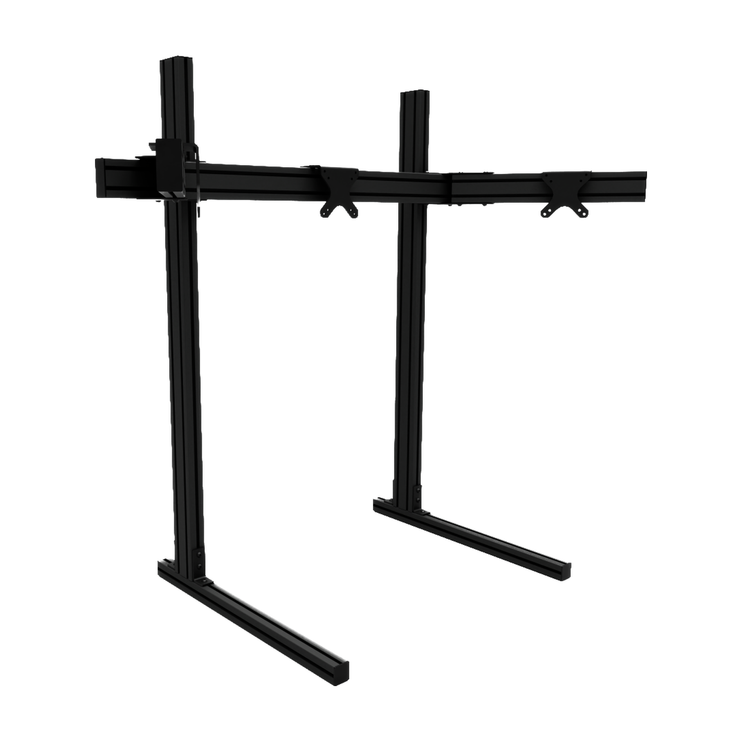 Recart Triple Monitor Stand MTS-A left side view